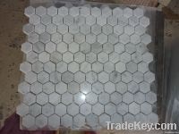 Italian Carrara marble mosaic