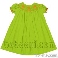 2012 new smocked bishop baby dress, smocked clothes