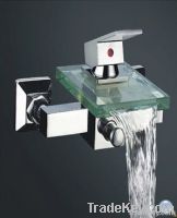 glass lead waterfall bath&amp;shower faucet