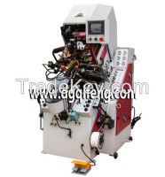 Hydraulic computerized and auto-cementing toe lasting machine