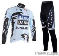 2011 team SAXOBANK winter cycling wear