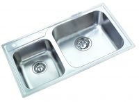 304 Stainless steel Topmount Double Bowl Sink