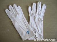 cotton white glove