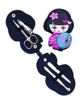 Tiny Japanese doll manicure set