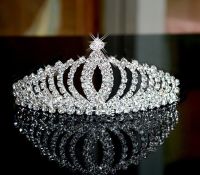 Customized Bridal Tiara, Wedding Tiara, Crystal