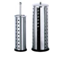 stainless steel toilet brush holder and tissue holder