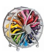 Ferris wheel shape shoe rack