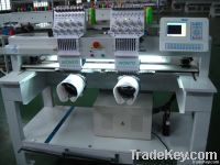 2 heads cap embroidery machine