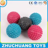 65cm inflatable spiky pvc fitness ball,pilates ball
