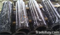 nero marquina columns