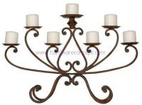 Iron Fireplace Candelabra