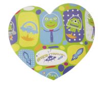 heart shape sticky note pad