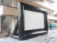 Inflatable movie screen