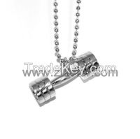 Stainless Steel GYM Dumbbell Jewelry