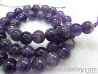 natural amethyst round beads/semi-precious stones beads