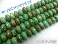 natural turquoise  beads/barrel shape/semi-precious stone beads