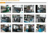 Cantilever type cable tray production line