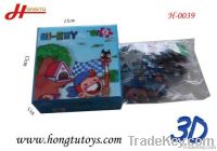 3D lenticular changeable puzzle