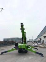 Mobile Spider Crane 3 Ton 5ton 8ton 10ton Telescopic Boom 360 Degree Mini Crawler Hydraulic Crane Lifting 14m With Fly Jib