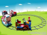 Amusement park equipment  train track for kids