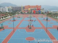 Acrylic Sports Flooring UV Resistant