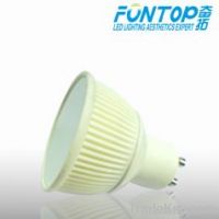 140 degree light angle 6W ceramic GU10 SMD led light