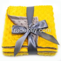 100% Polyester Custom Size Super Soft Minky Baby Blanket