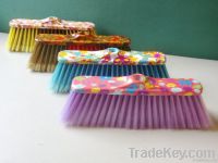 colorful design printed handle broom