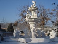 marble, stone fountain