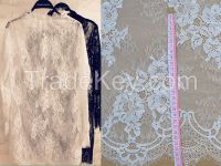 Off White &amp; Black Lace