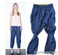 Turkey cobalt blue loose pants hanging file lanterns turnip pants 9