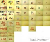 Painted Figures Model People Scale Z