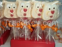 Marshmallow And Sweet Jelly Lollipops And