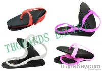 2011 NEW 100% silica gel Women's Leisure Foldable Flip-Flop