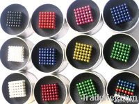 Magnetic Balls Buckyballs Colorful Green Blue
