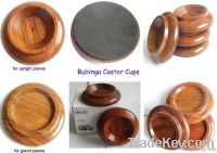 wooden castor cups for piano