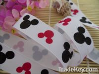 7/8" Minnie Mickey Grosgrain Ribbon 100yards