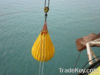 Davit Tests Loading Water Bag