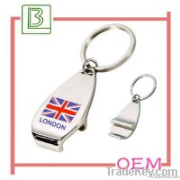 fashion bottle opener keychain with customized logo
