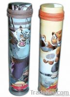 pencil gift tin cans/box