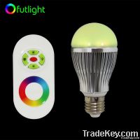 3w E27 dimmable rgb led bulb