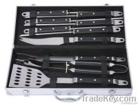 10 PCS BBQ Tools with Aluminium Case