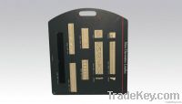 Sample board for tile and stone