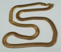 18K Gold Snake Chain Necklace