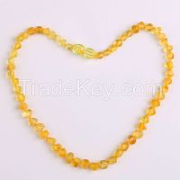 Natural Baltic Amber Necklace For Baby