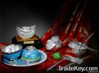 lofty tone enjoy silver tableware sets