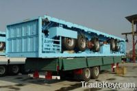 2 axle flatbed semi-trailer