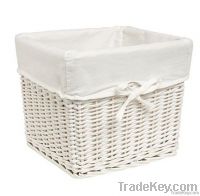 antique wicker laundry baskets