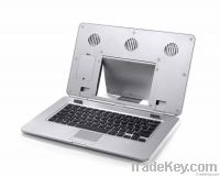 Ergonomic Laptop Cooler with Cooling Fan and Keyboard Mouse