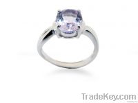 925 Silver Amethyst Ring